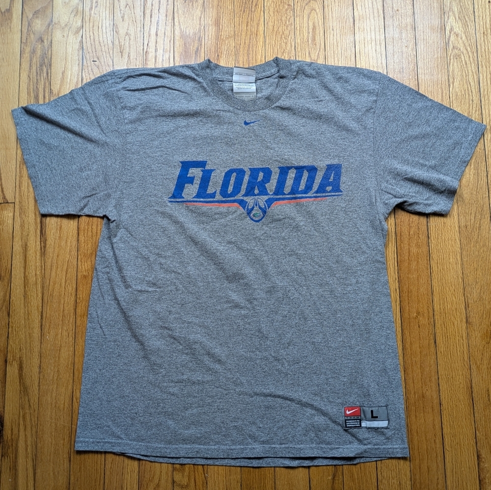 Vintage Nike Grey Florida Gators Shirt Size Large